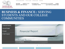 Tablet Screenshot of business.fhda.edu