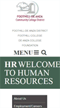 Mobile Screenshot of hr.fhda.edu