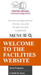 Mobile Screenshot of facilities.fhda.edu