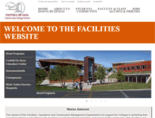 Tablet Screenshot of facilities.fhda.edu