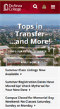 Mobile Screenshot of deanza.fhda.edu